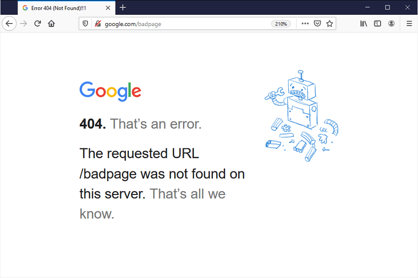 What is the Solution for 404 Error