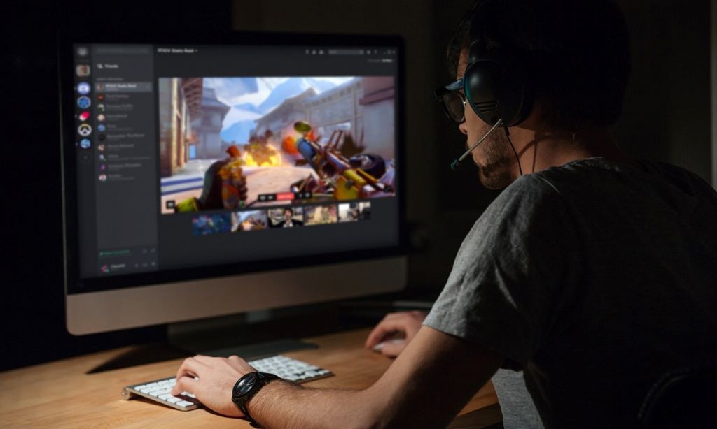 2. A close-up of a computer screen showing a well-organized Discord server interface for a gaming community