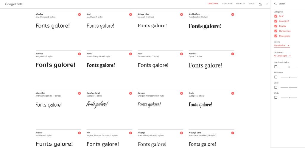 Typography guide showing font pairings and layout examples for better design